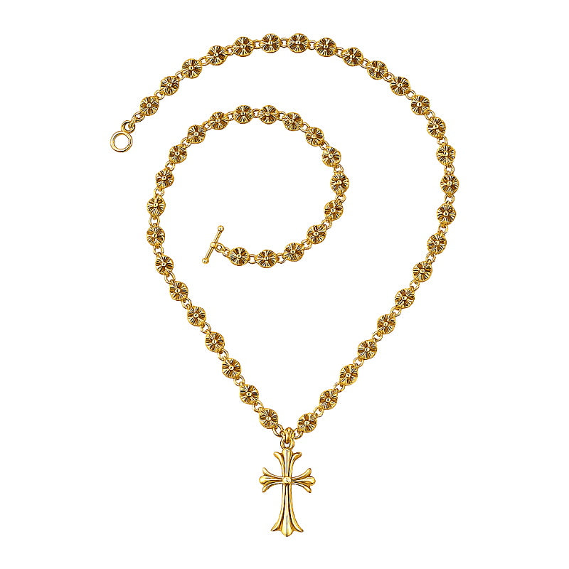 Cross Gold Necklace