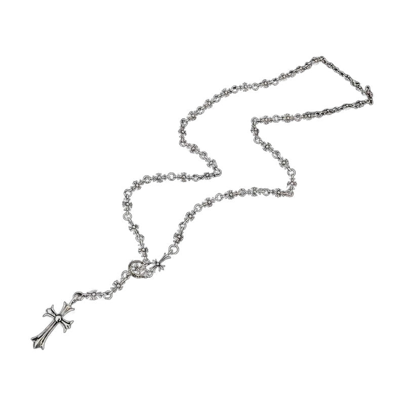 Cross Rosary Necklace