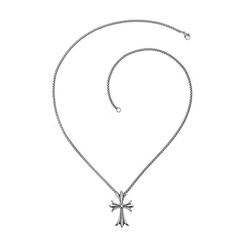 Cross Box-Chain Necklace